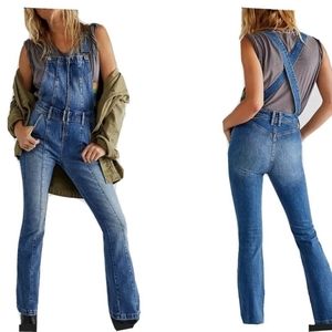 Free People We the Free Camilla Overalls Boot Cut